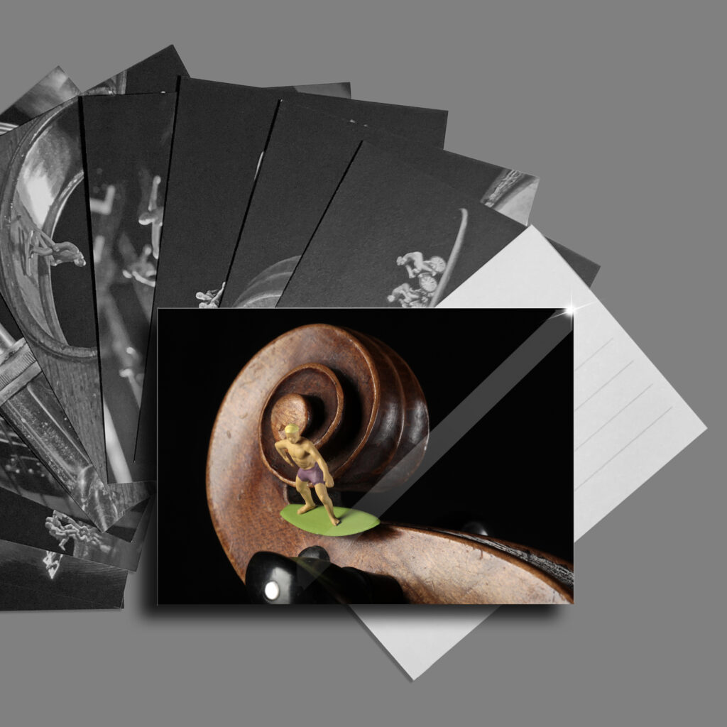 Postkarte "Surfen"